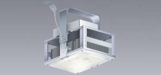 水銀灯、メタルハイドライト代替 ＬＥＤ照明【高天井用ベースライト】